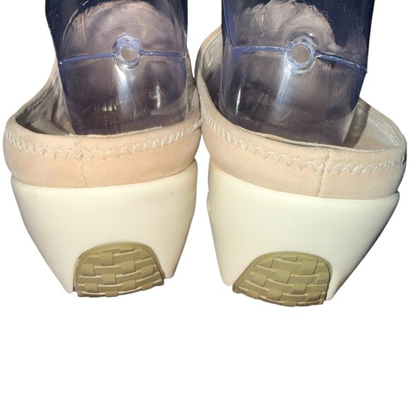 Cole Haan Air Bettie Sport Mule Womens 8.5 B TAN Nubuck Leather Comfort Clogs - Picture 4 of 8